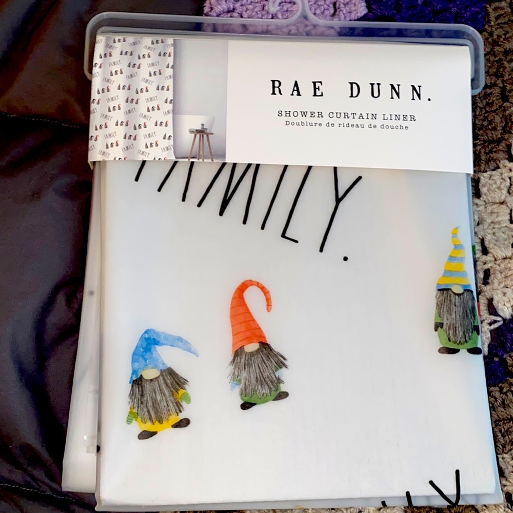 Rae Dunn shower curtain